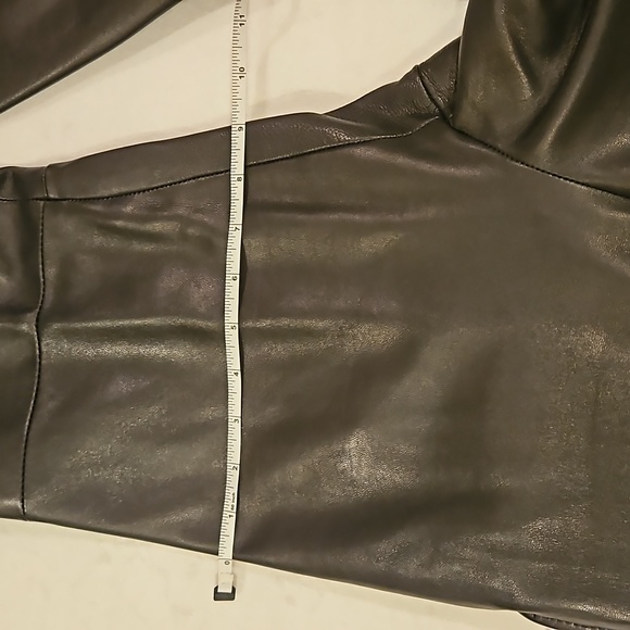 DANIER - Italian Leather Black pants size 4 - Picture 14 of 15